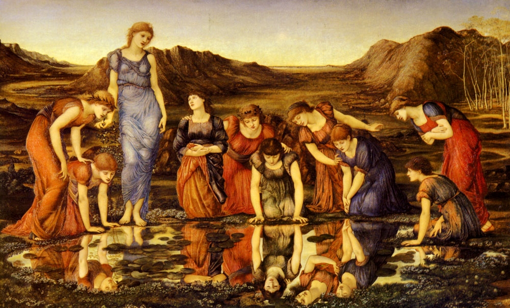 Edward Burne-Jones (1833-1898) - Le miroir de Venus.JPG